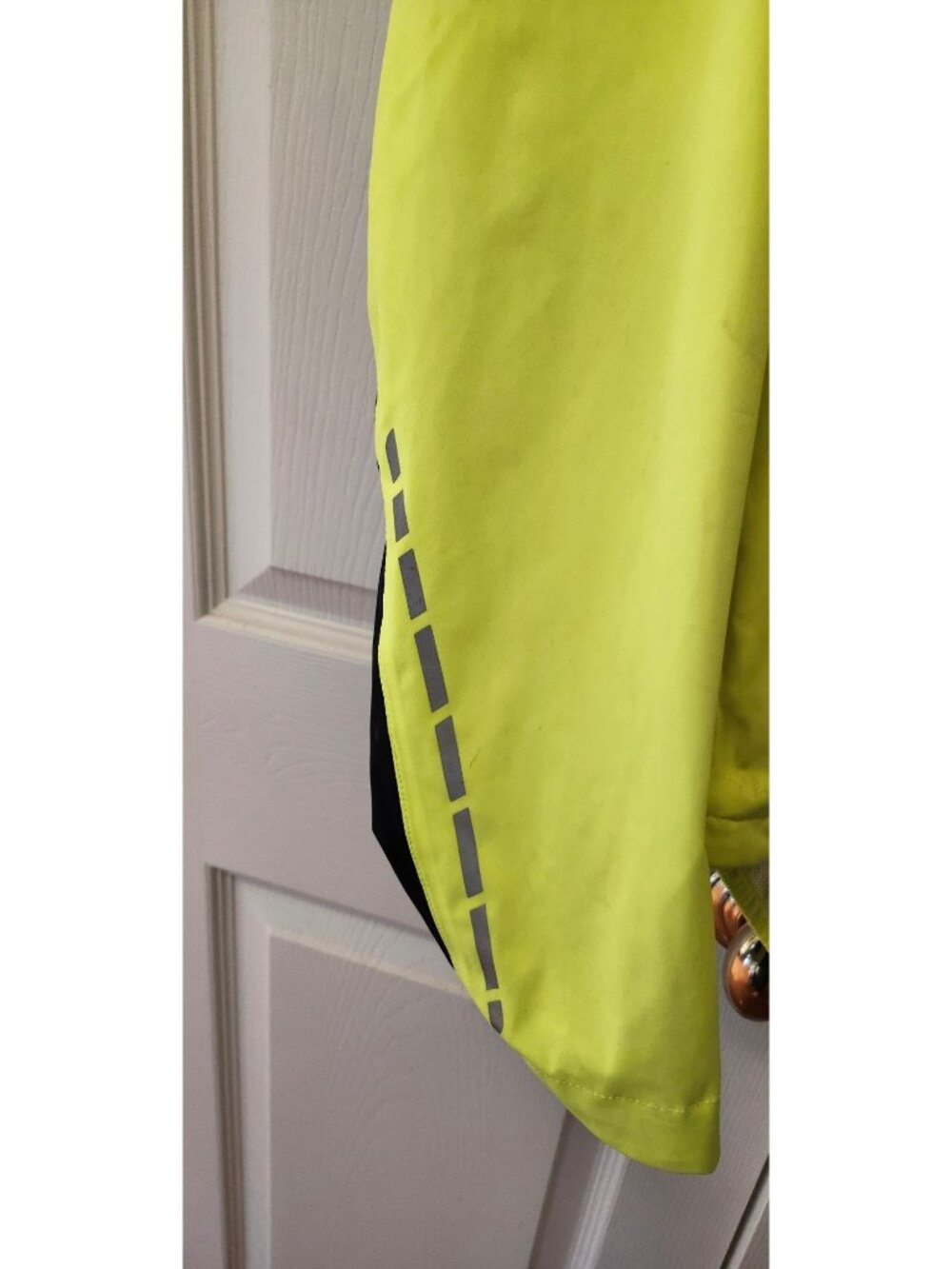 Men Pearl Izumi IQ Select Series Bright Yellow Cycling Jacket Hooded Size XL - Picture 4 of 13